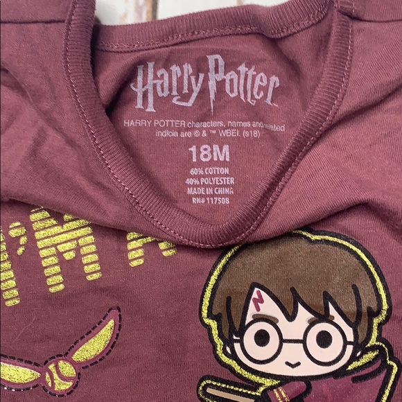 Girls Harry Potter Hi/Lo T-shirt - Picture 2 of 2